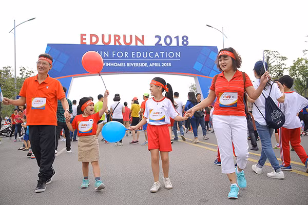 Không chỉ trở thành một sự kiện vì cộng đồng, Edurun còn là dịp để gia đình cùng gắn kết tình cảm.