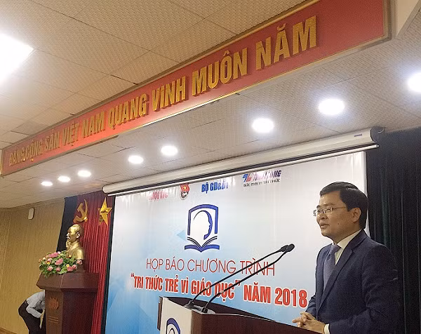 Ông Nguyễn Anh Tuấn - Bí thư Trung ương Đoàn Thanh niên cộng sản Hồ Chí Minh phát biểu chia sẻ (Ảnh: An Nhiên). Ông Nguyễn Anh Tuấn - Bí thư Trung ương Đoàn Thanh niên cộng sản Hồ Chí Minh phát biểu chia sẻ (Ảnh: An Nhiên).
