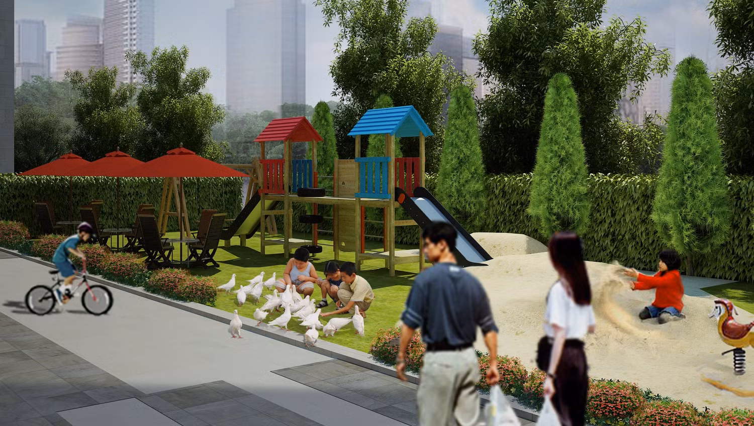 Phối cảnh dự án Central Field - ảnh nguồn MBLand