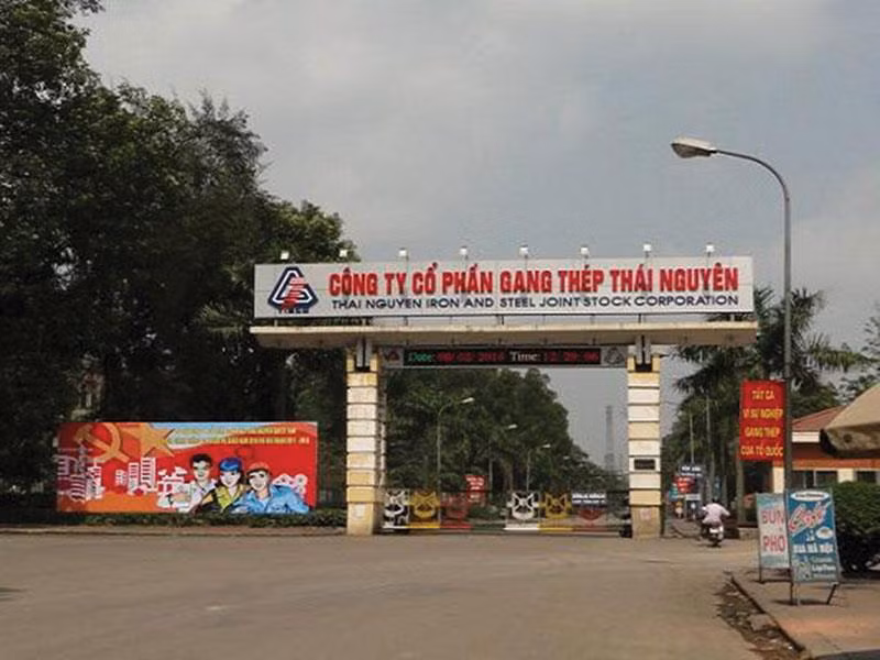 Ảnh Công ty CP Gang thép Thái Nguyên - nguồn Báo Đầu tư.