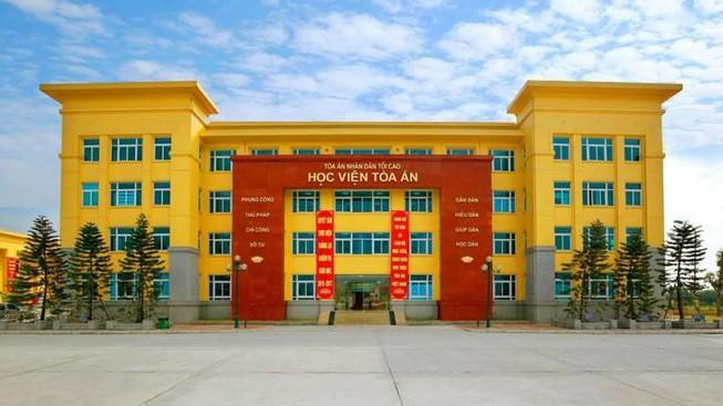 Năm 2021, Học viện Tòa án tuyển 360 chỉ tiêu cho 1 ngành đào tạo duy nhất là ngành Luật. (ảnh website nhà trường)