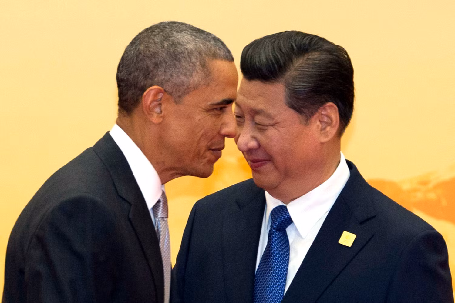 Tổng thống Mỹ Barack Obama và Chủ tịch Trung Quốc Tập Cận Bình. Ảnh: Washington Times.