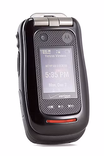 Motorola Barrage V860 (giá tại Mỹ: 130 USD) Đây là chiếc điện thoại cân bằng giữ độ bền và chất lượng cuộc gọi, tuy nhiên độ dẻo dai của nó vẫn chỉ xếp hạng trung bình so với những đối thủ khác.