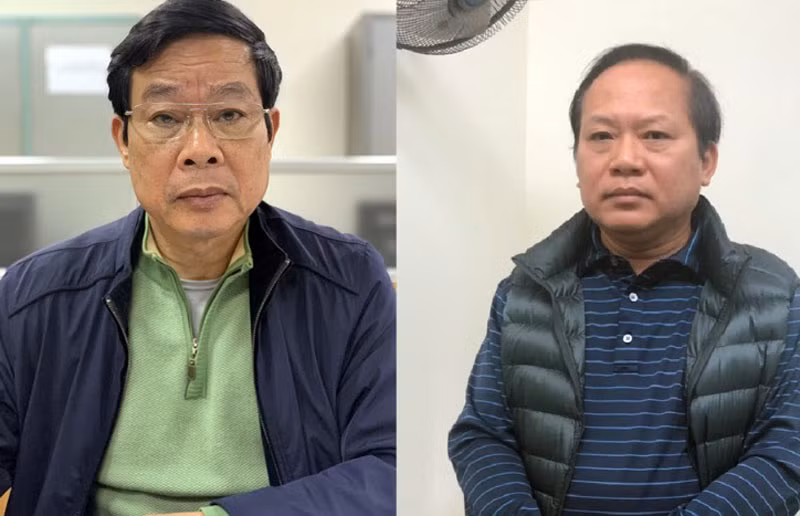 Bị can Nguyễn Bắc Son và Trương Minh Tuấn. Bị can Nguyễn Bắc Son và Trương Minh Tuấn.