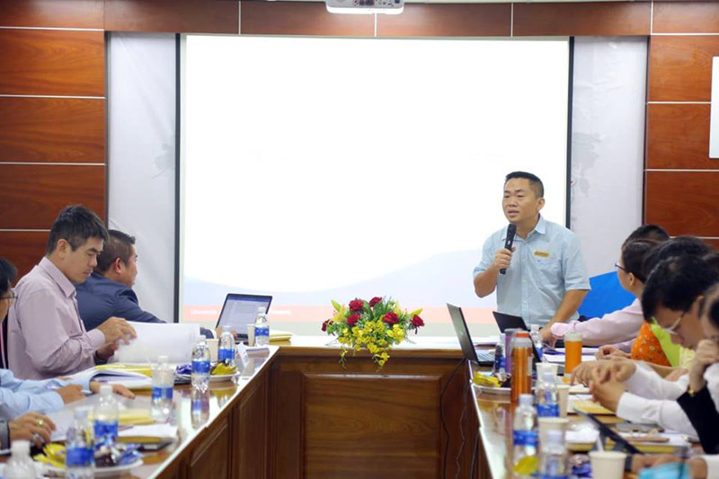 Phó Giáo sư Ngô Cao Cường - Phó Hiệu trưởng Trường Đại học Kinh tế - Tài chính thành phố Hồ Chí Minh. (Ảnh: H.L)
