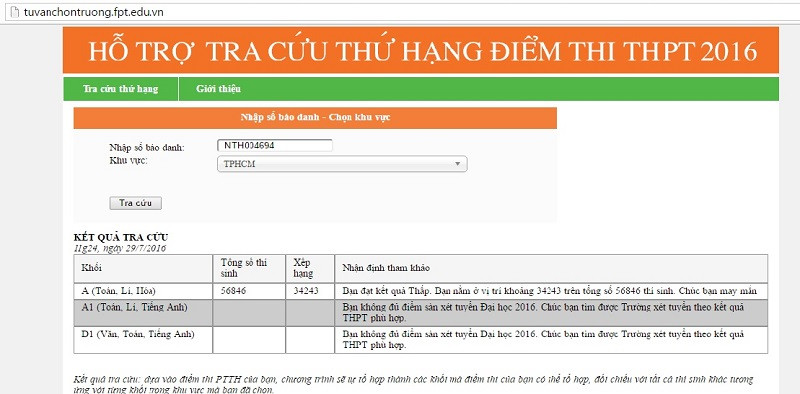 Thí sinh sử dụng “Công cụ tư vấn chọn trường” để có kế hoạch nộp hồ sơ, tăng cơ hội trúng tuyển đại học nguyện vọng 1
