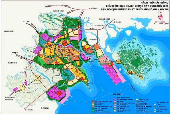 Quy hoạch đô thị Thành phố Hải Phòng tới năm 2025.
