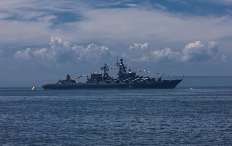 Tuần dương hạm Varyag project 11641 – “Kẻ hủy diệt tàu sân bay” của Hạm đội Thái Bình Dương.