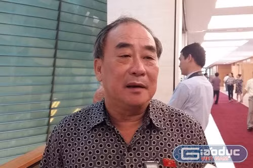 Ông Trần Ngọc Vinh - nguyên Đại biểu Quốc hội Khóa XIII (đoàn Đại biểu Quốc hội TP.Hải Phòng) - ảnh Ngọc Quang.