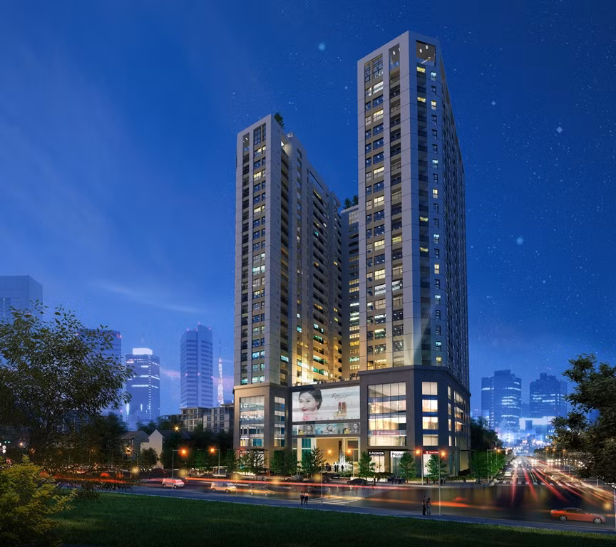 Toản cảnh dự án Central Field về đêm khi hoàn thành - ảnh phối cảnh dự án Toản cảnh dự án Central Field về đêm khi hoàn thành - ảnh phối cảnh dự án