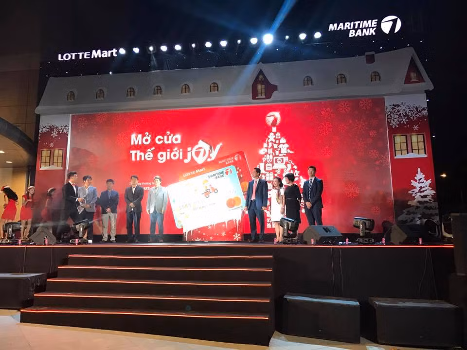 Lễ ra mắt Thẻ đồng thương hiệu LOTTE Mart – Maritime Bank - ảnh trong bài do Maritime Bank cung cấp. Lễ ra mắt Thẻ đồng thương hiệu LOTTE Mart – Maritime Bank - ảnh trong bài do Maritime Bank cung cấp.