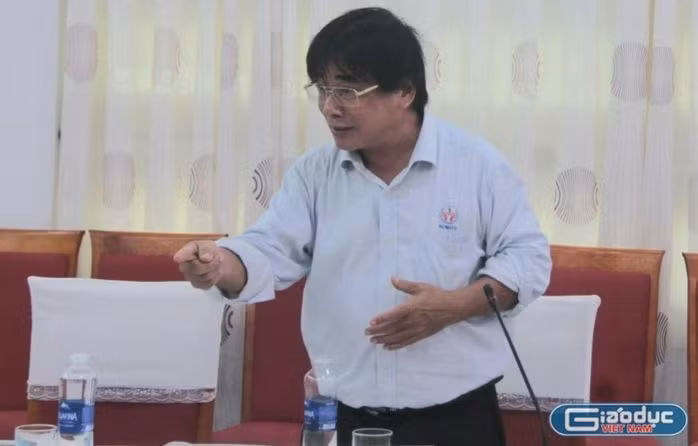 Phó Giáo sư Đỗ Văn Dũng - nguyên Hiệu trưởng Trường Đại học Sư phạm Kỹ thuật thành phố Hồ Chí Minh. Ảnh: AN