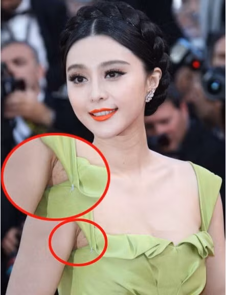 Hoa đán Phạm Băng Băng cũng nhiều lần 'ngượng ngùng' vì vùng da dưới cánh tay lởm chởm vi-ô-lông