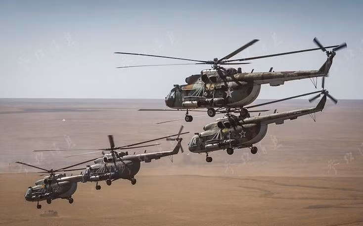 Máy bay trực thăng vận tải Mi-8 Quân đội Nga
