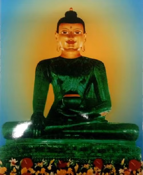 Tượng Phật Ngọc hòa bình thế giới (Ảnh: Thùy Linh) Tượng Phật Ngọc hòa bình thế giới (Ảnh: Thùy Linh)