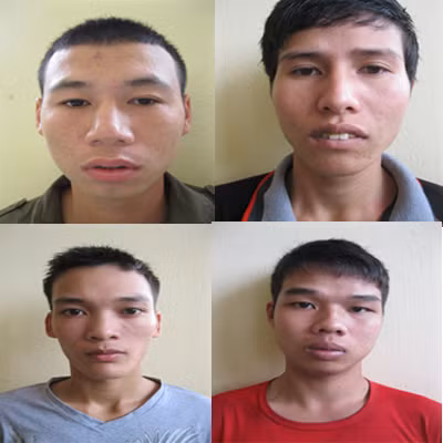 Các đối tượng trong vụ cướp