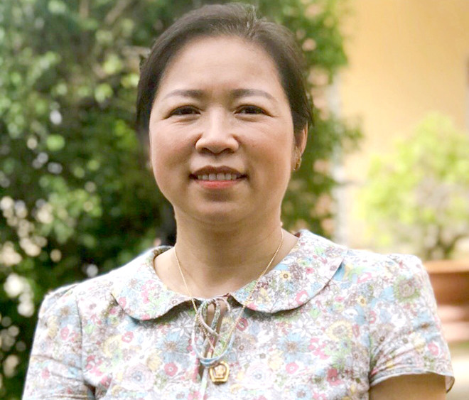 Thạc sĩ Nguyễn Thị Hòa – Hiệu trưởng Trường Trung học phổ thông Xuân Huy, huyện Yên Sơn, tỉnh Tuyên Quang. (Ảnh: Báo Tuyên Quang).