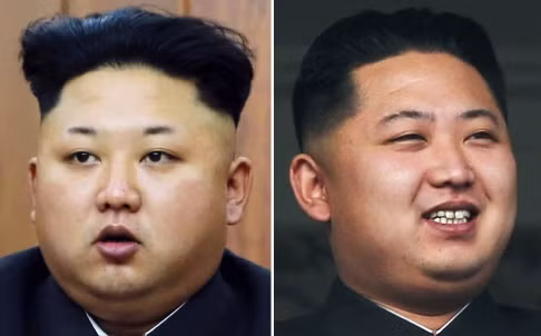 Nhà lãnh đạo Bắc Triều Tiên hiện nay và thời điểm 2 năm trước.