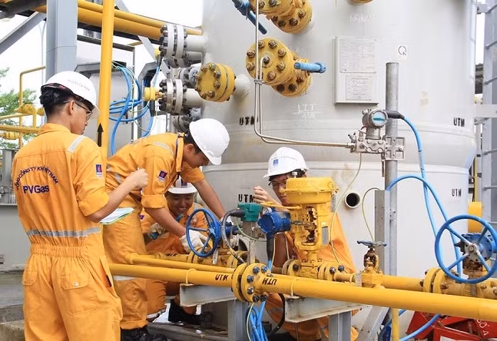 Công nhân lao động PVGas.
