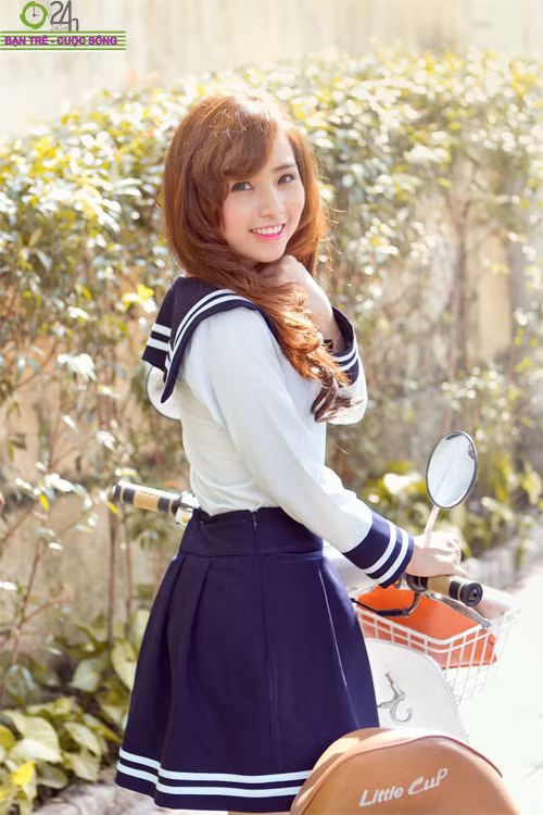 Hot girl Nana xinh tươi tuổi học trò, Bạn trẻ - Cuộc sống, hot girl Nana, nana, hot girl sai thanh, 20-11, ngay nha giao viet nam, hoc tro, bao