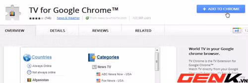 Chọn nút Add to Chrome
