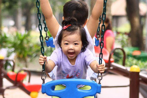 Chơi hết mình. Ảnh: nhóm sinh viên.