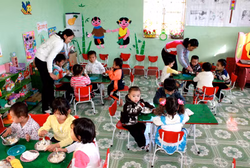 Theo dự thảo, phải có từ 50 trẻ mới được mở trường mầm non Theo dự thảo, phải có từ 50 trẻ mới được mở trường mầm non