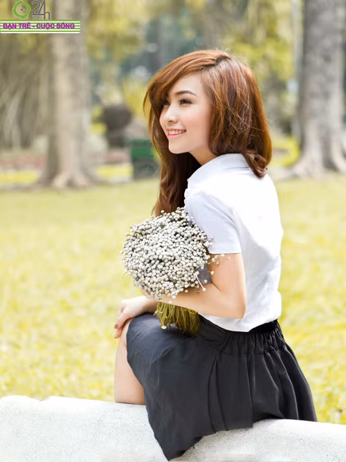 Hot girl Nana xinh tươi tuổi học trò, Bạn trẻ - Cuộc sống, hot girl Nana, nana, hot girl sai thanh, 20-11, ngay nha giao viet nam, hoc tro, bao