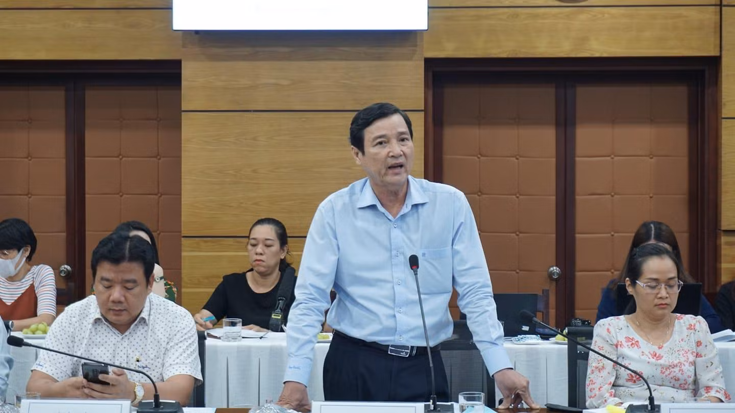 Ông Nguyễn Hữu Hưng - Phó Giám đốc Sở Y tế Thành phố Hồ Chí Minh phát biểu (ảnh: P.L)