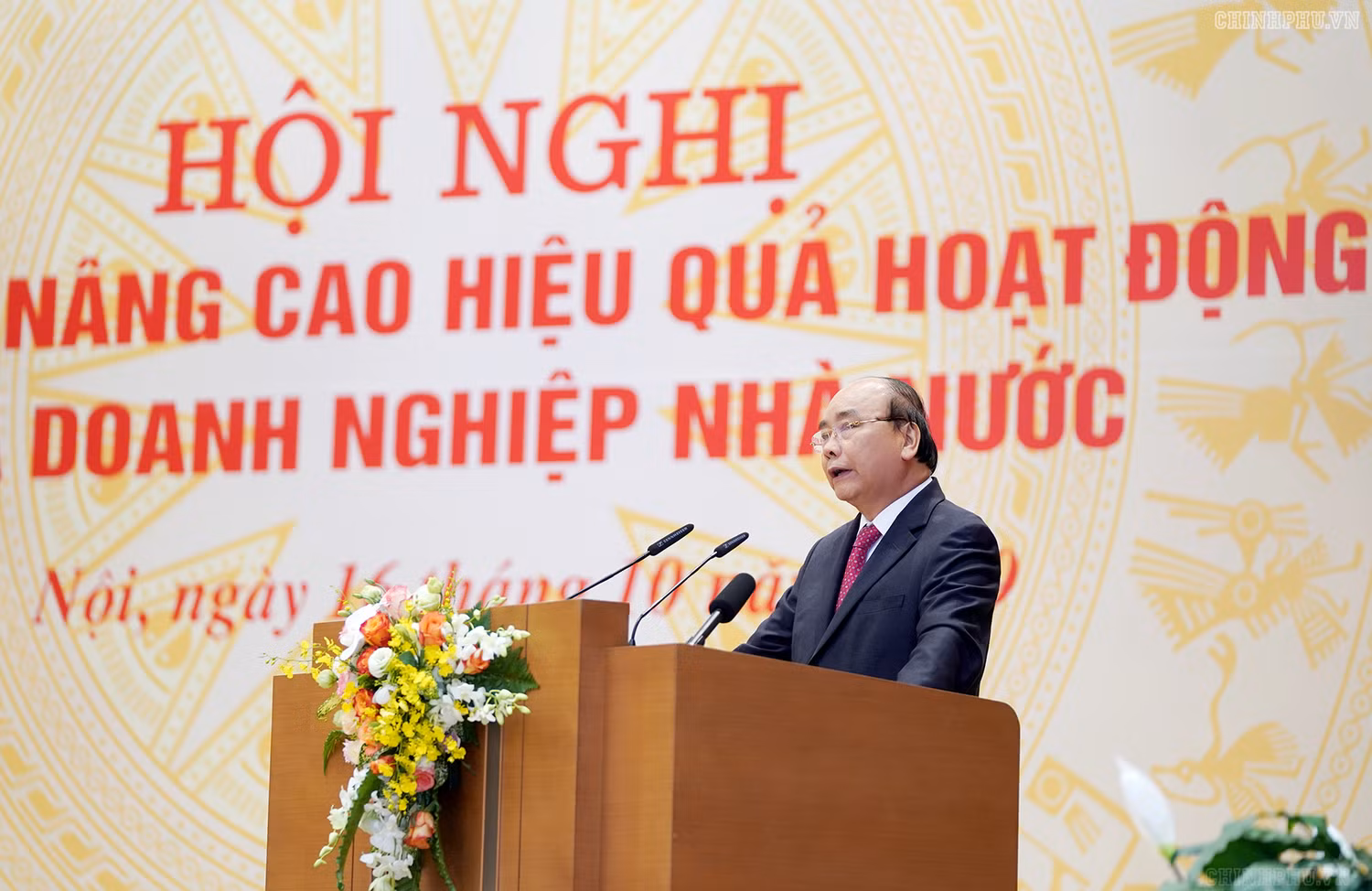 Thủ tướng phát biểu. Ảnh: VGP