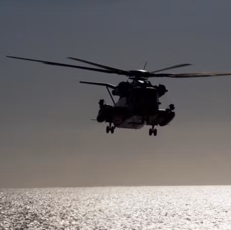 Trực thăng vận tải hạng nặng CH-53 Super Stallion.