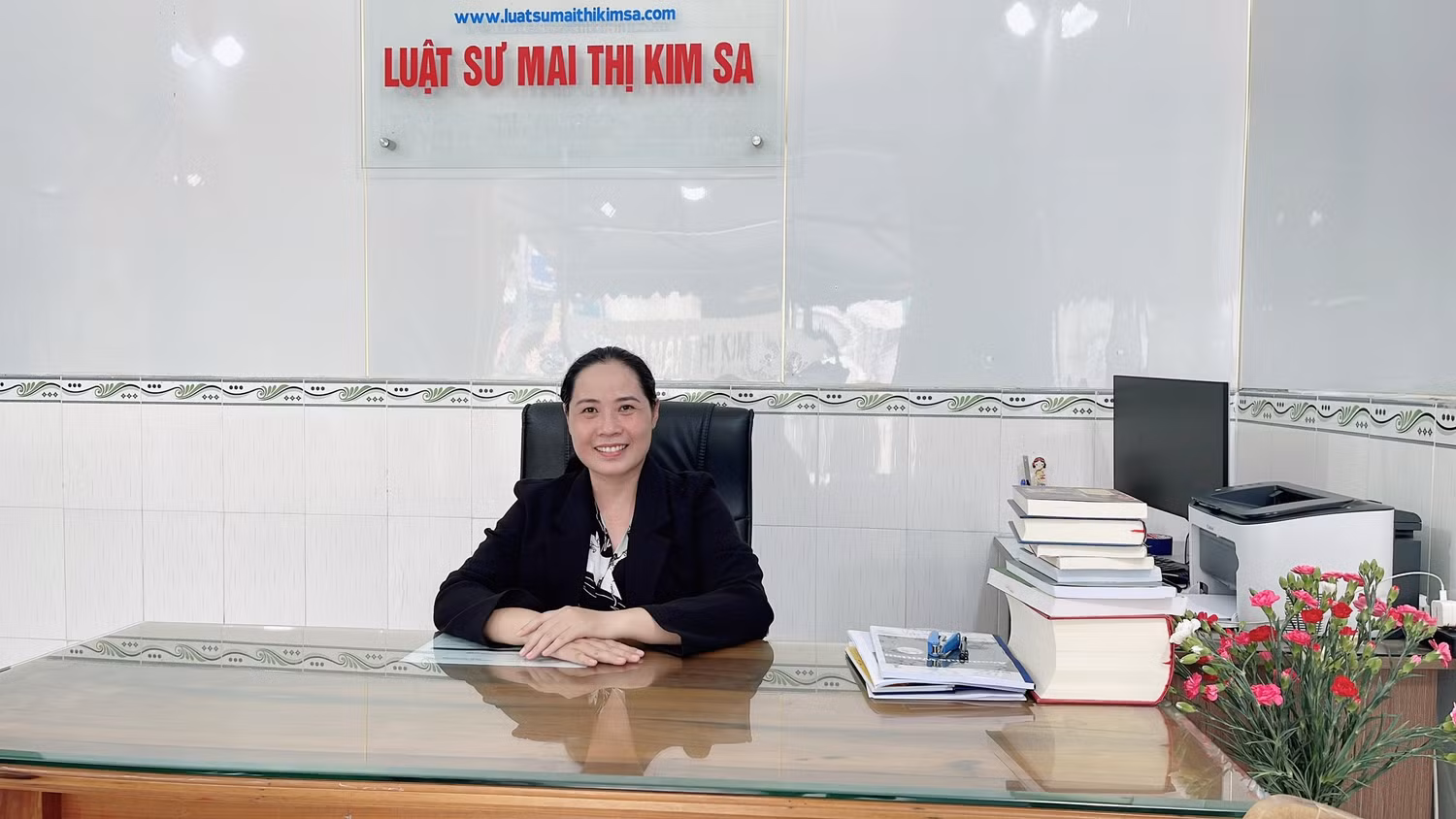 Luật sư Mai Thị Kim Sa - Trưởng Văn Phòng Luật sư Mai Thị Kim Sa, thuộc Đoàn Luật sư thành phố Hồ Chí Minh. Ảnh: NVCC