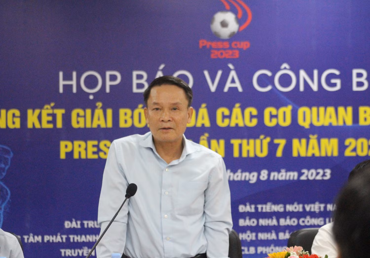 Ông Nguyễn Đức Lợi - Phó Chủ tịch thường trực Hội Nhà báo Việt Nam, Phó trưởng ban chỉ đạo giải Press Cup 2023. Ảnh: Trung Dũng Ông Nguyễn Đức Lợi - Phó Chủ tịch thường trực Hội Nhà báo Việt Nam, Phó trưởng ban chỉ đạo giải Press Cup 2023. Ảnh: Trung Dũng