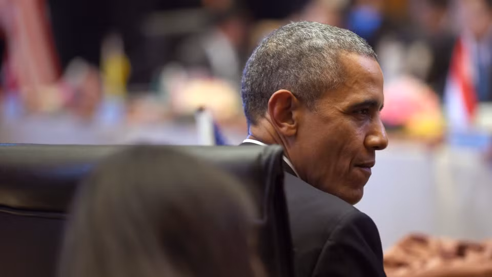 Tổng thống Mỹ Barack Obama tham dự hội nghị Thượng đỉnh Đông Á tháng trước ở Malaysia. Ảnh: Susan Walsh/AP.