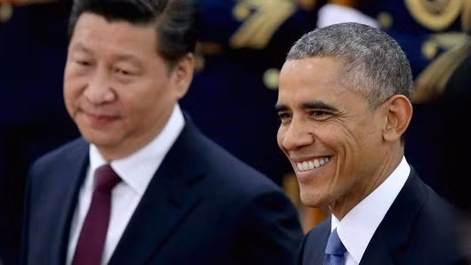 Chủ tịch Trung Quốc Tập Cận Bình và Tổng thống Mỹ Barack Obama, ảnh: CNBC. Chủ tịch Trung Quốc Tập Cận Bình và Tổng thống Mỹ Barack Obama, ảnh: CNBC.
