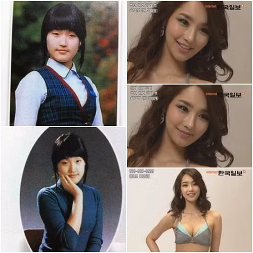 Và mới nhất là Hoa hậu Hoàn vũ Hàn Quốc 2012 Kim Yu Mi đẹp đến bất ngờ so với thời đi học.