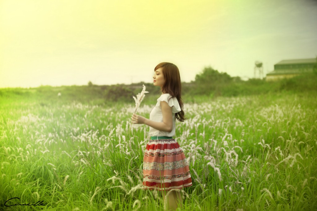 Cô gái đoạt giải Nữ sinh trong mơ tháng 4 - Nguyễn Thị Thanh Tâm. Thanh Tâm cũng đang là người có lượng xem ảnh cao nhất