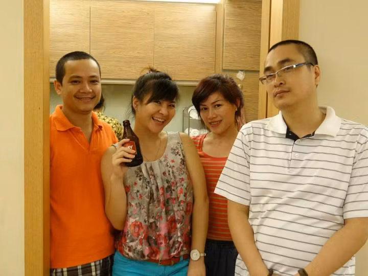 Và còn cả...diễn viên Kim Oanh.