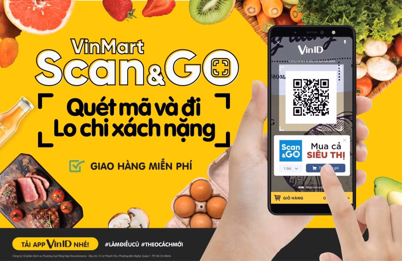 Công nghệ mua hàng từ xa Scan & Go giúp khách hàng có thể mua sắm tiện lợi mọi lúc mọi nơi Công nghệ mua hàng từ xa Scan & Go giúp khách hàng có thể mua sắm tiện lợi mọi lúc mọi nơi