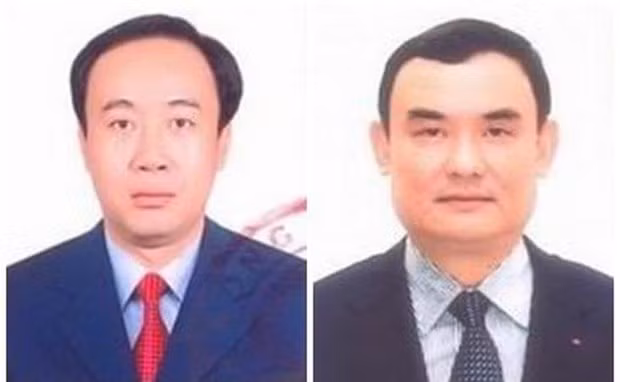 Ông Nguyễn Sỹ Hiệp (bên trái) và ông Nguyễn Xuân Thành (bên phải). (Ảnh: baochinhphu.vn)