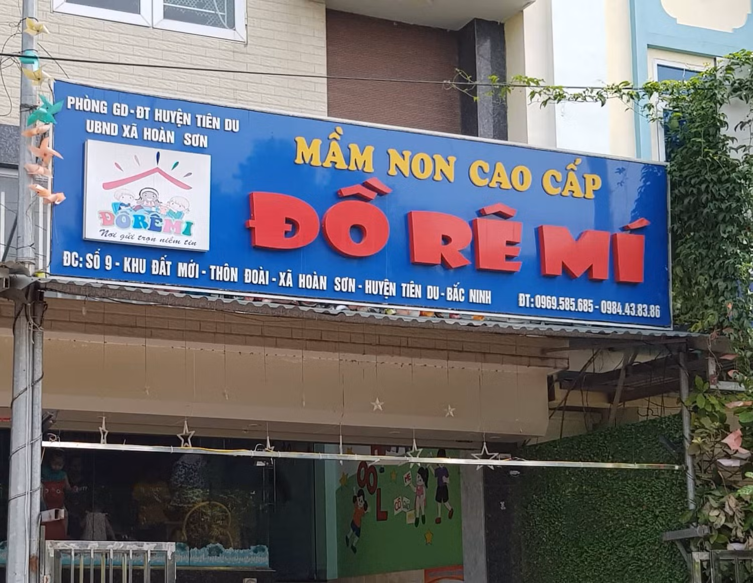 Lớp mầm non độc lập tư thục Đồ Rê Mí. Ảnh: TTXVN
