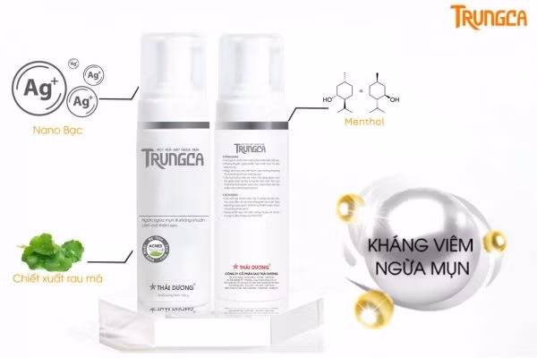 Bọt rửa mặt ngừa mụn TRUNGCA. Bọt rửa mặt ngừa mụn TRUNGCA.