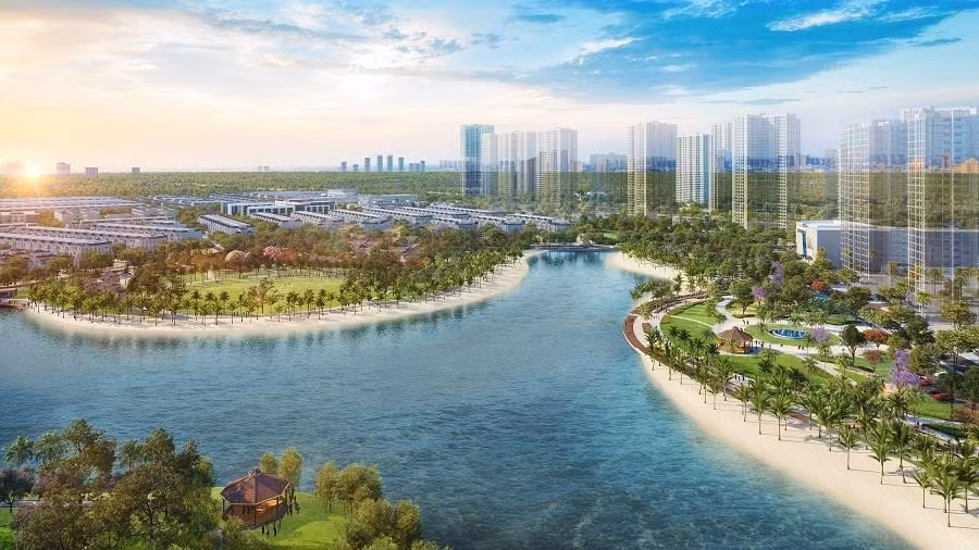 Sự ra đời của Vinhomes Grand Park nổi bật với nền tảng đô thị thông minh, cùng đại công viên ven sông 36ha, hứa hẹn đưa Quận 9 trở thành trung tâm mới của Thành phố (Hình ảnh minh họa)