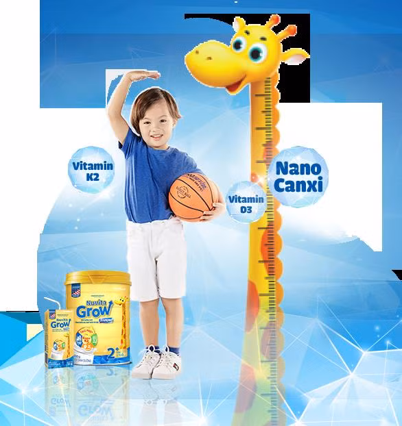 Nuvita Grow Diamond với bộ ba dưỡng chất hoàn hảo giúp trẻ phát triển chiều cao tối ưu