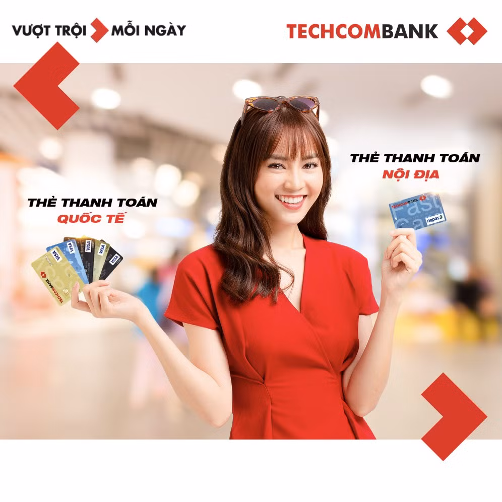 Chương trình áp dụng cho thẻ thanh toán Techcombank nội địa lẫn quốc tế.