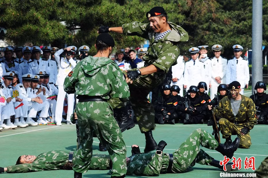 Biểu diễn võ thuật thi đấu đối kháng Biểu diễn võ thuật thi đấu đối kháng