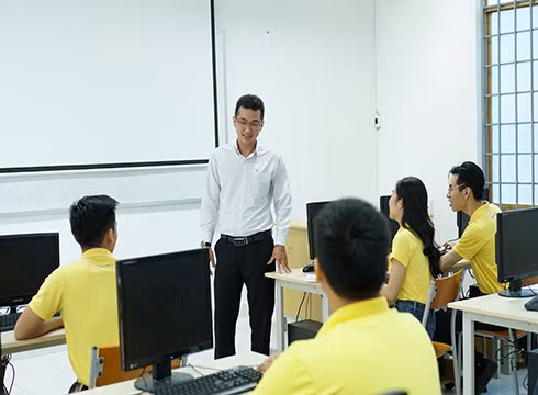 Một giờ học của sinh viên Trường Đại học Bà Rịa - Vũng Tàu (ảnh: BVU)
