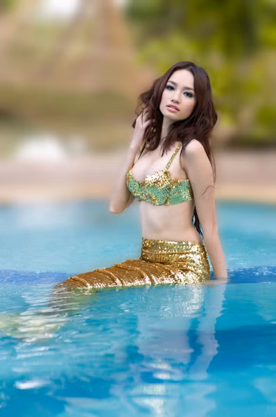 Nhưng thực chất, người đẹp khoe đường cong quyến rũ tại một bể bơi gần biển vào tháng 5/2011. (Theo phunutoday)
