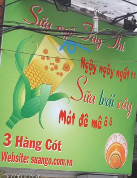 Sữa ngô Tây Thi: Ngậy ngaayy ngất... (ảnh kienthuc)