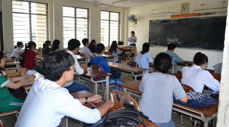 Các trung tâm ngoại ngữ hoạt động bát nháo, khó kiểm soát. Ảnh: AN Các trung tâm ngoại ngữ hoạt động bát nháo, khó kiểm soát. Ảnh: AN